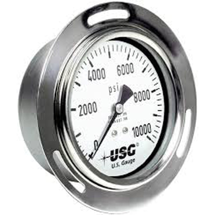 pressure gauge back mount