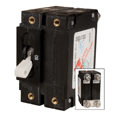 MidNite Solar MNEDC30-300 30 Amp 300 VDC panel mount breaker